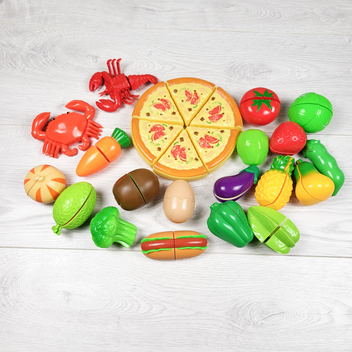 Velcro cutting food lot