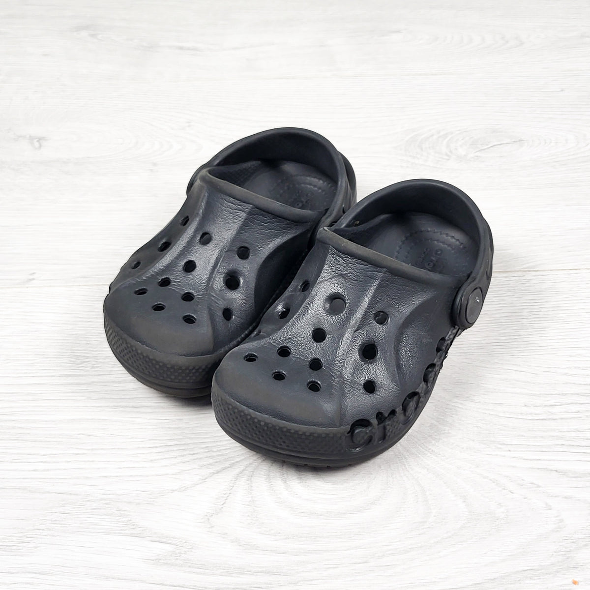 Black genuine Crocs - Size 8