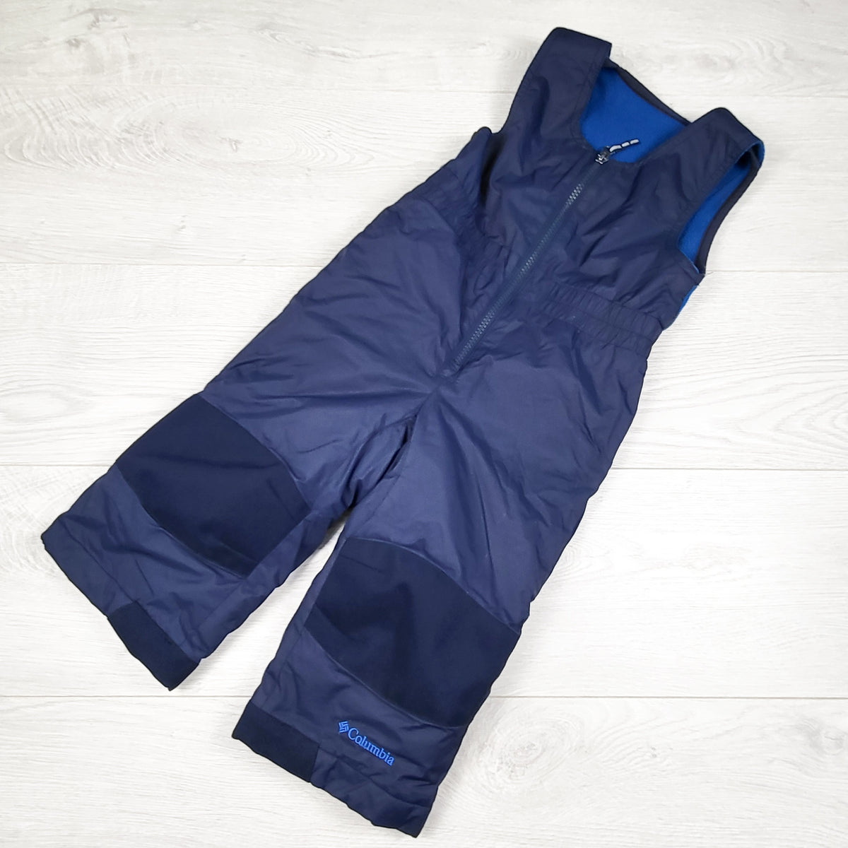 Columbia navy fleece lined snow pants - Size 18 to 24 months