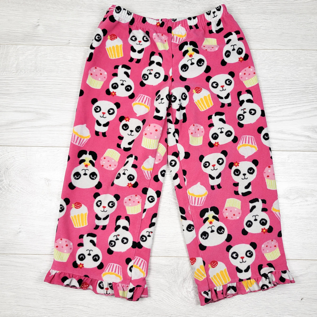 Carters pink fleece panda PJ pants - Size 3T