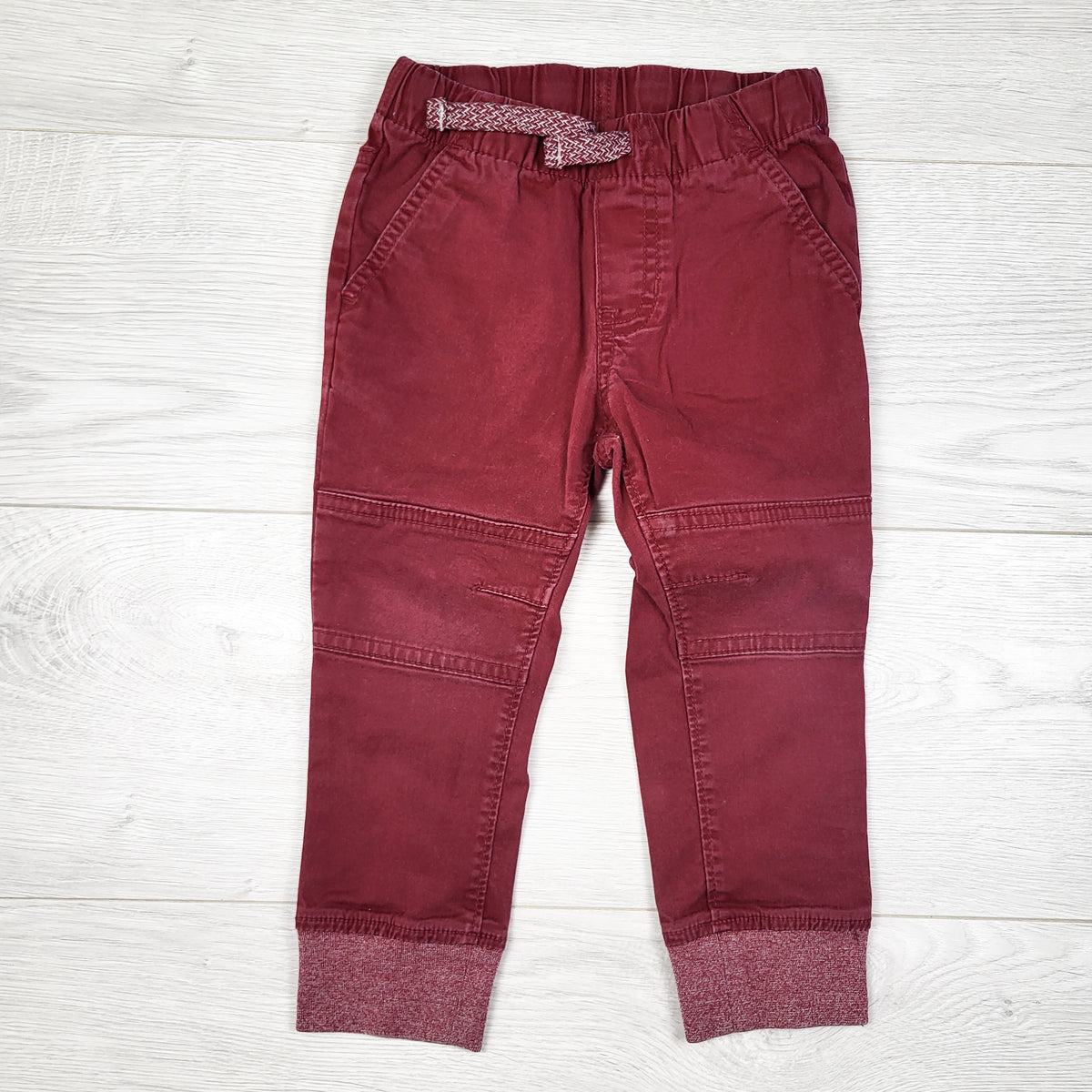 Cat and Jack red twill pull-on pants - Size 2T