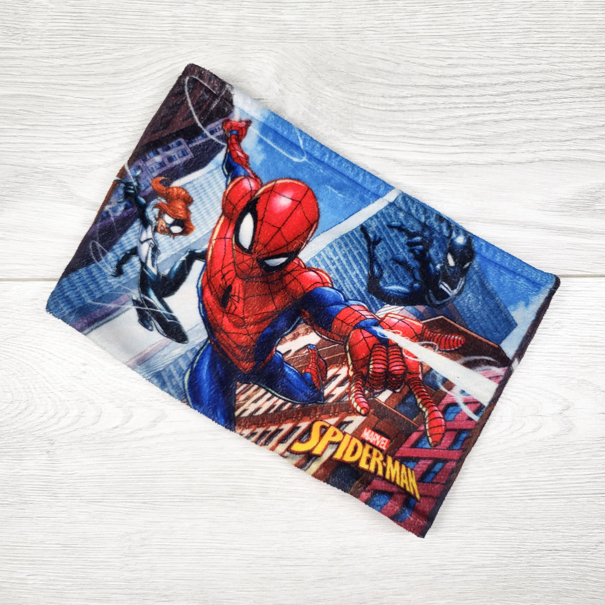 Micro fleece Spider-man neck gaiter