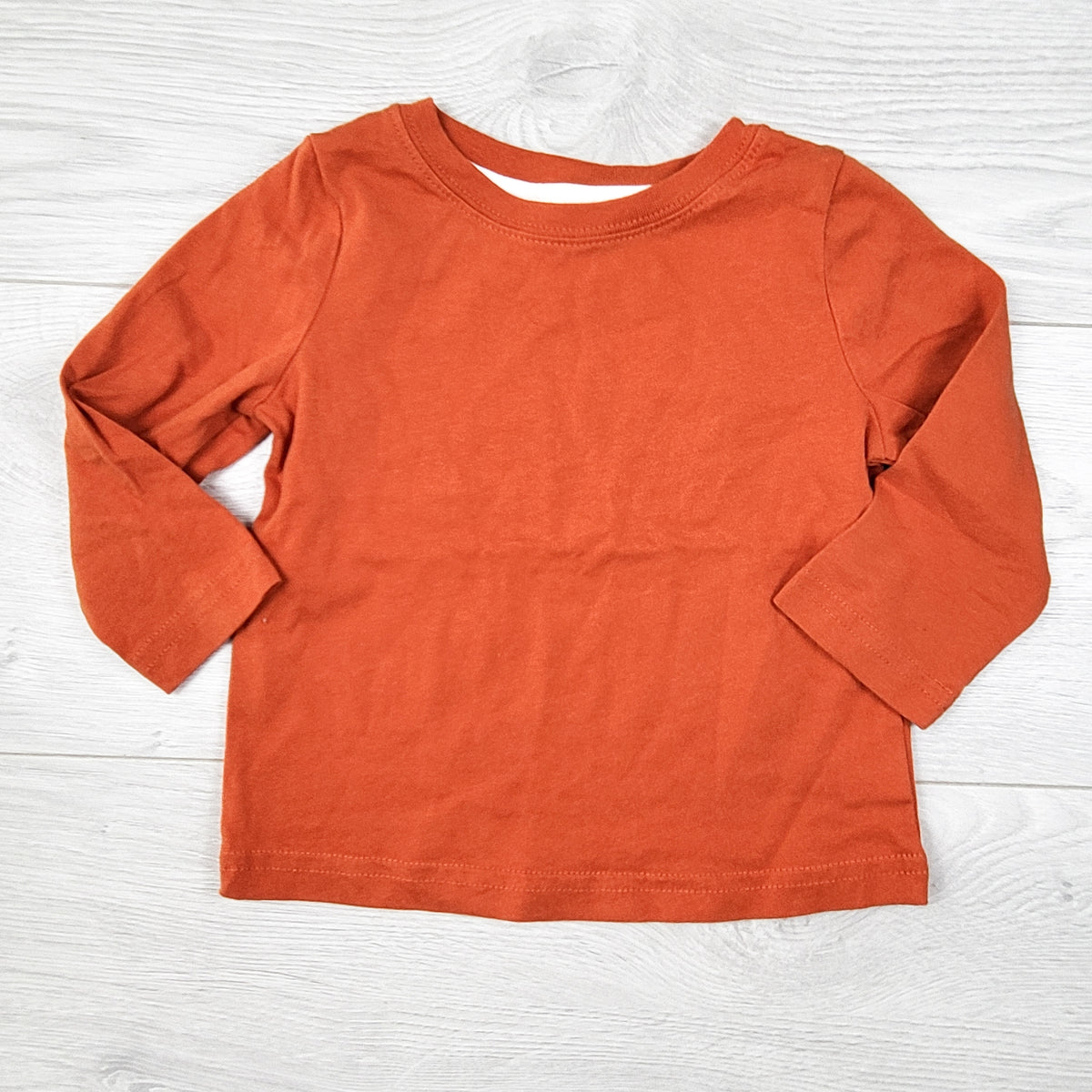 Joe Fresh orange long sleeve top - Size 12 to 18 months