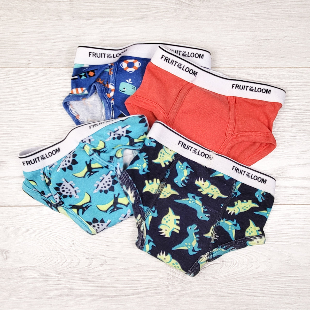 Fruit of the Loom 4pc potty training pants - Size 18 months