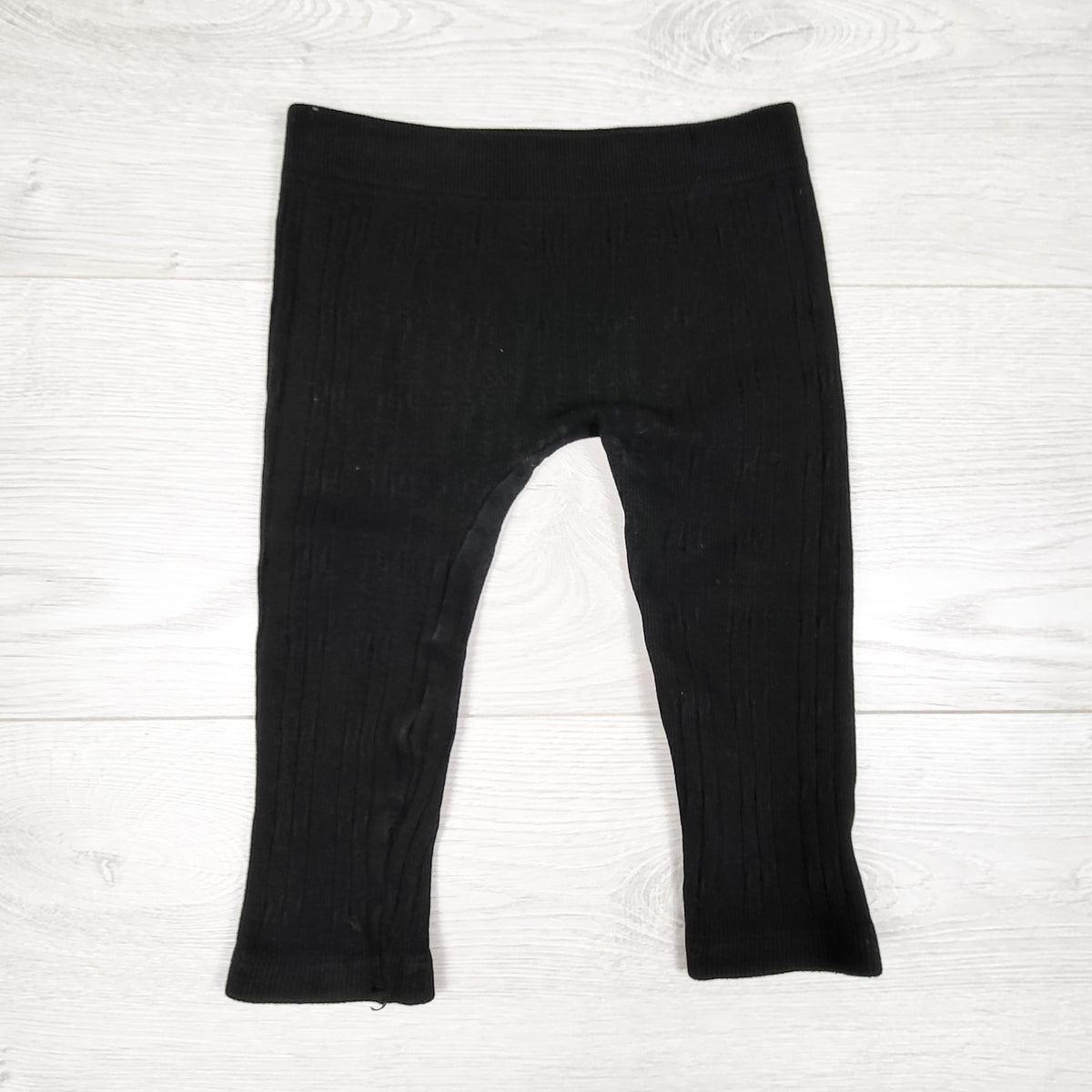 Sweet black knit tights - Size 2/3T