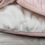 Liv and Lottie pink fleece lined quilted jacket - Size 18 months - AS IS