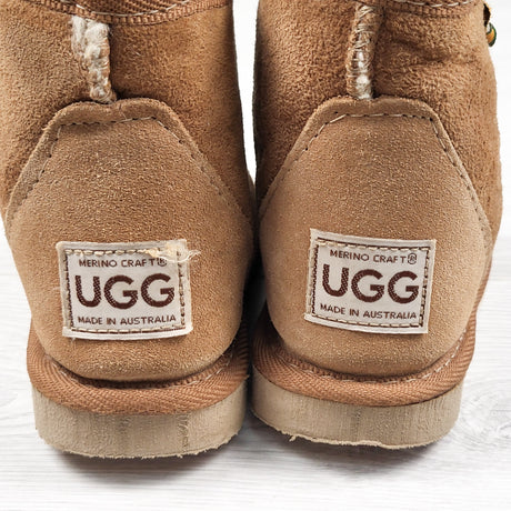 Merino Craft UGG tan sheepskin boots - measure as a 5