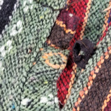 Baja style poncho - size medium (5Tish) - AS IS