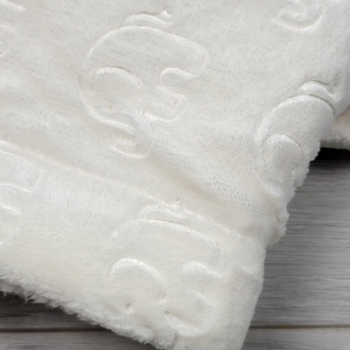 Lulluaby Kids Luxury Embossed Sherpa Elephant Baby Blanket