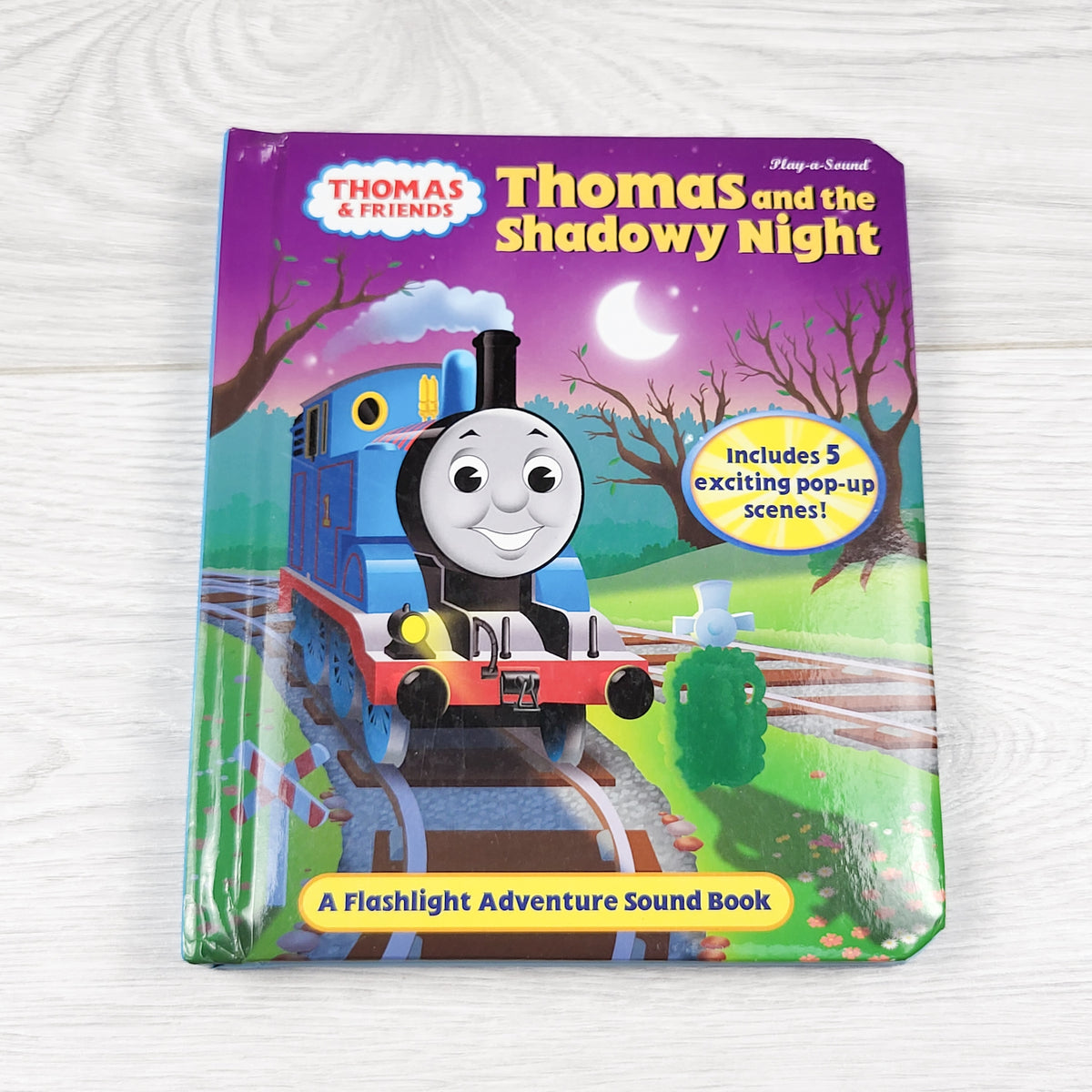 Thomas and the Shadowy Night  - Pop up book for making shadows with a flashlight