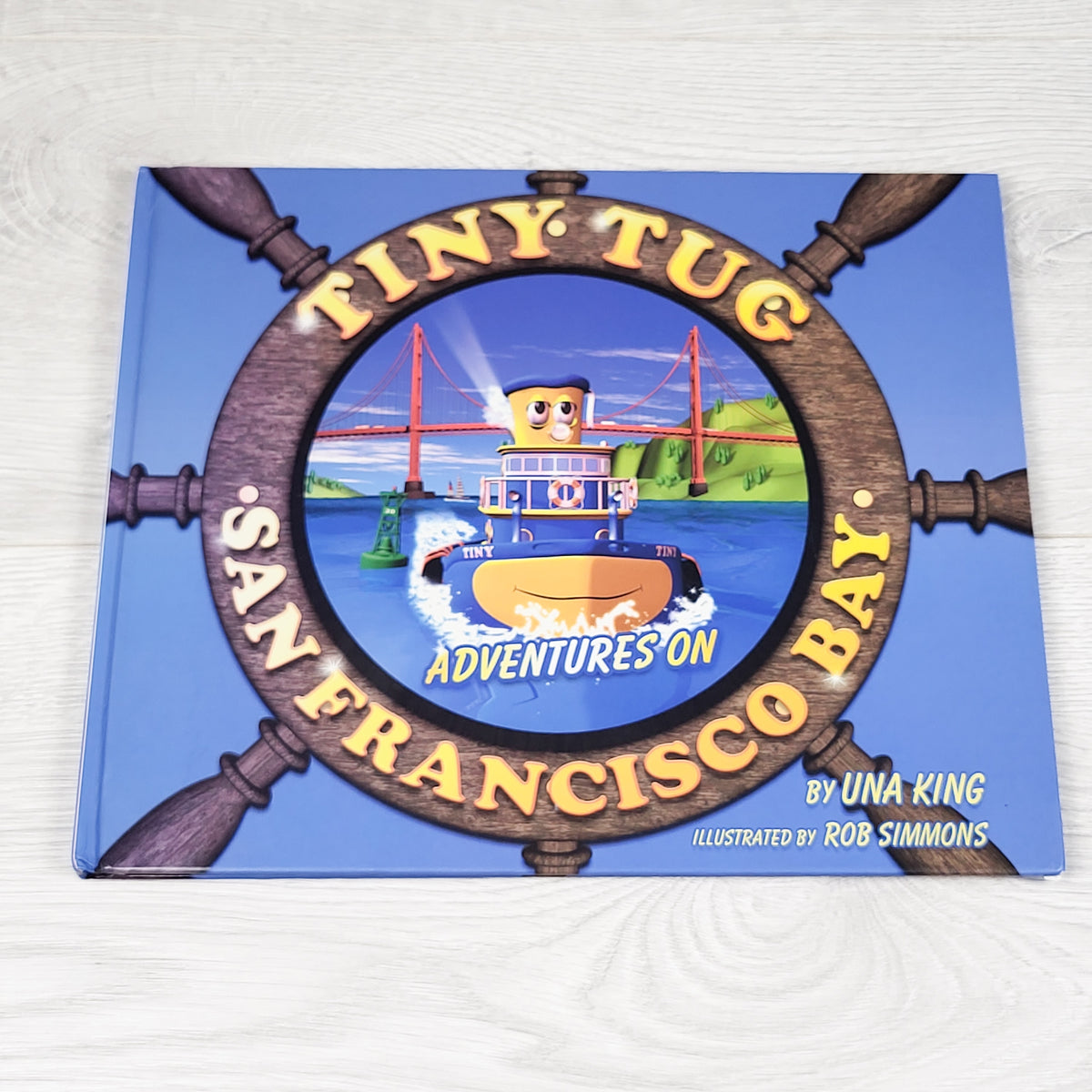 Tiny Tug San Francisco Bay - hardcover book