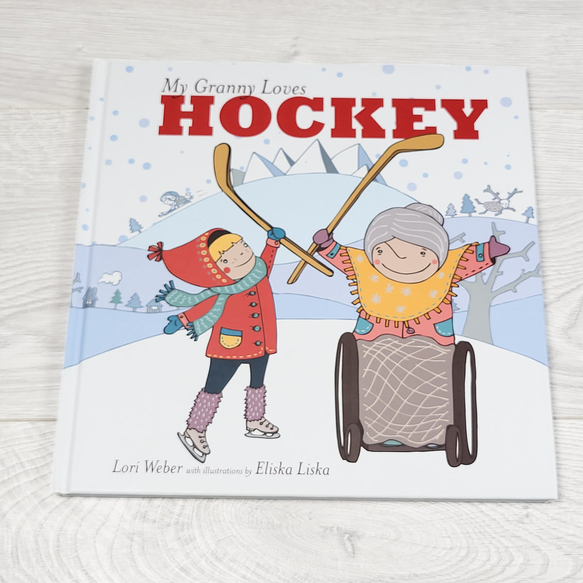 My Granny Loves Hockey - hardcover book