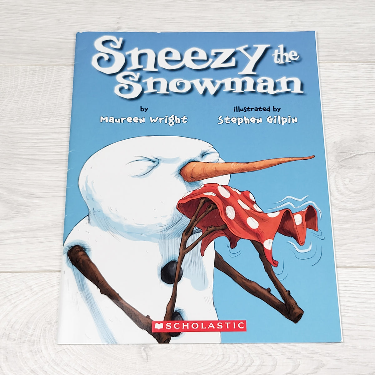 Sneezy the Snowman - soft cover book