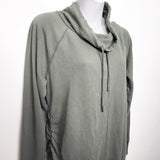 Liz Lange Maternity green cowl neck maternity top - Size Medium