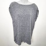 Thyme Maternity grey knit nursing top - Size medium