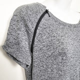 Thyme Maternity grey knit zippered nursing dress / tunic - multiple sizes
