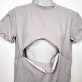 NIN9 Canada beige organic cotton nursing t-shirt - Size small