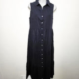 Ripe linen blend maxi shirt maternity dress - Size small