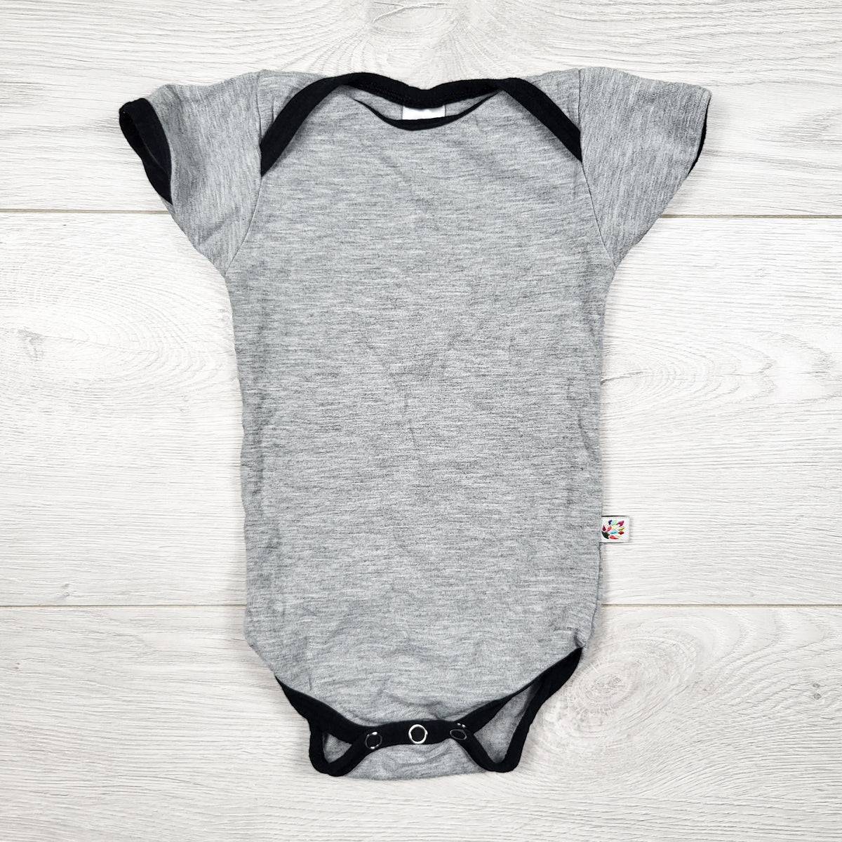 Westcoast Baby grey bamboo blend bodysuit - Size 3 to 6 months