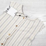 NEW - Zara striped knit romper - Size 4/5T