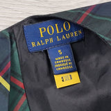 Polo Ralph Lauren Green Plaid Taffeta Dress  - Size 5T (retails for $110)