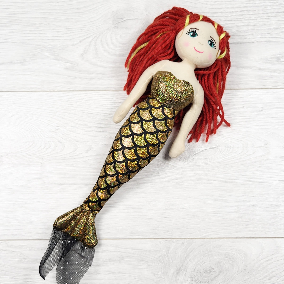 ELLUG Rag Doll Mermaid Plush Toy