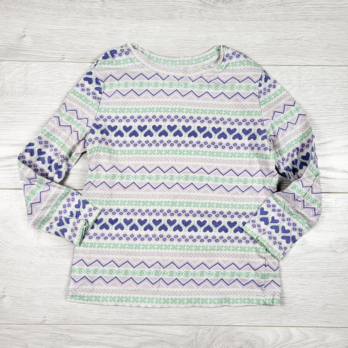 Old Navy Fair Isle print long sleeve top - Size 4T