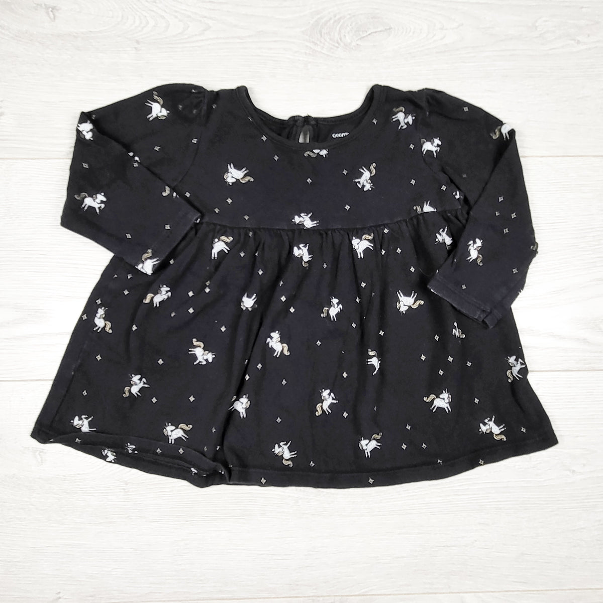 George black unicorn print top - Size 18 to 24 months