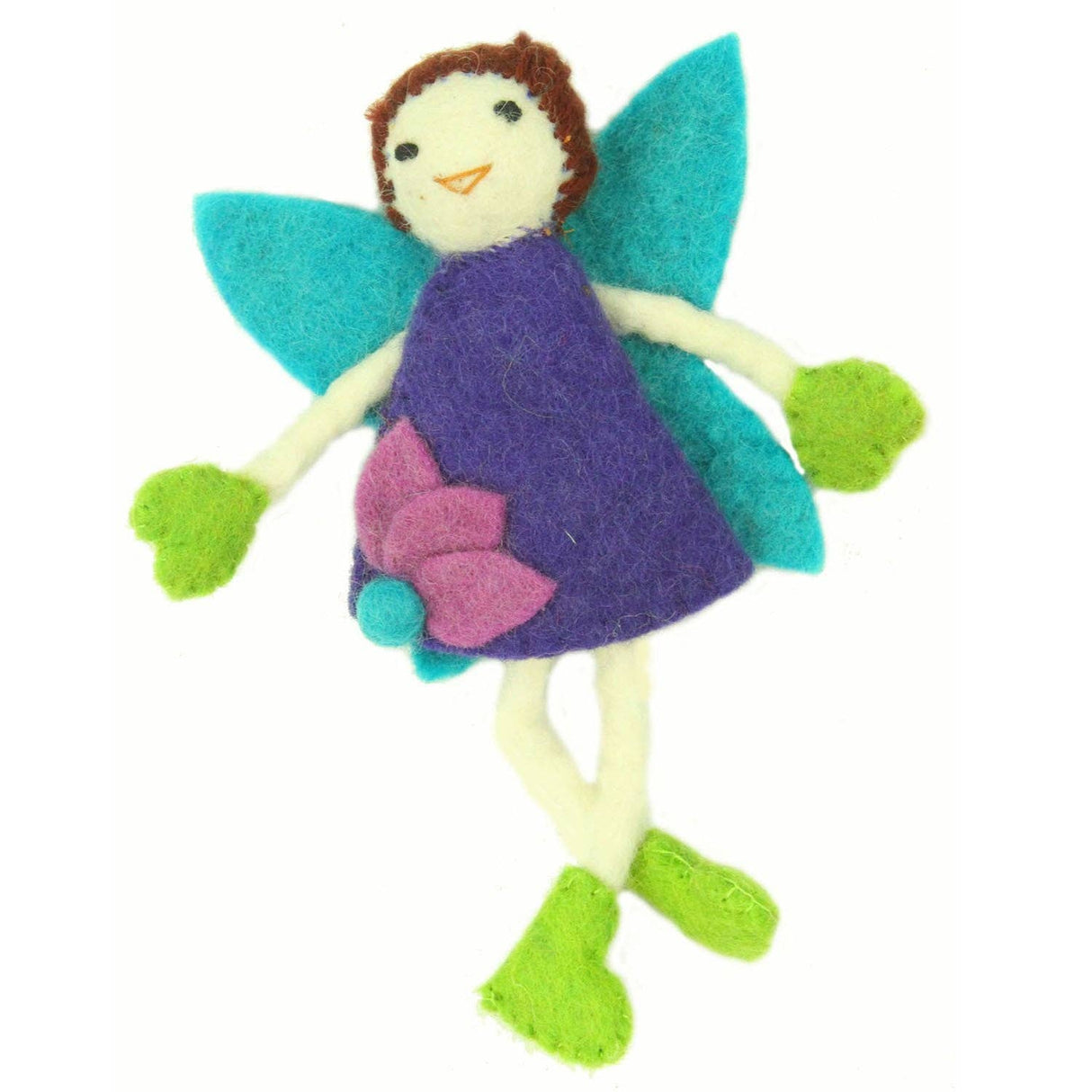 NEW (Retail) - Hand Felted Tooth Fairy Pillow - Brunette