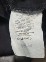 Vintage Y2K faded black Dickies Girl "Annie" zip up utility dress (Style #107G) | XL