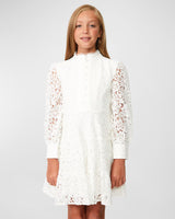 Bardot Junior Girl's Cleo Mini Lace Dress. Size 7 - AS IS