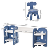 JLMB4 - Qaba Adjustable Table Set. NO Chair (sorry, no shipping)