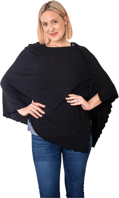 EHEM - Bamboobies black bamboo nursing cover