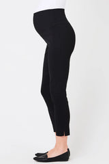 Ripe Maternity black crop maternity dress pant. Size large