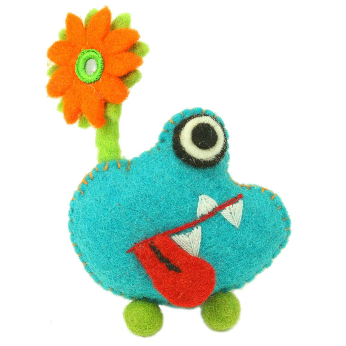 NEW (Retail)  - Blue Felt Monster - Tooth Fairy Pillow