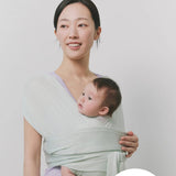 Konny Baby Carrier FLEX AirMesh with Head Support in mint grey colour. Size M to 4XL