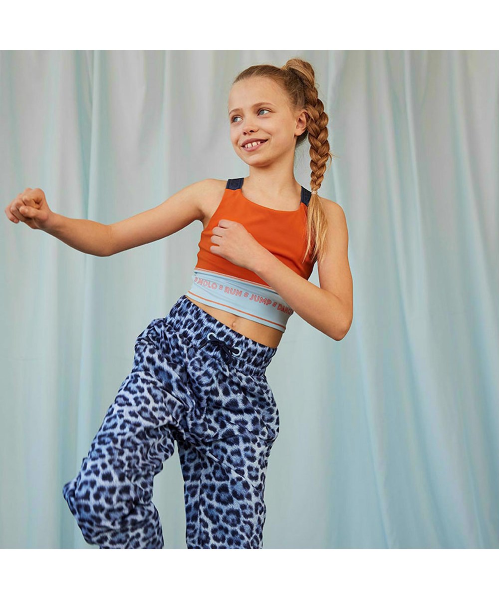 BNG2 - Molo leopard print high waisted pants. Size 5/6
