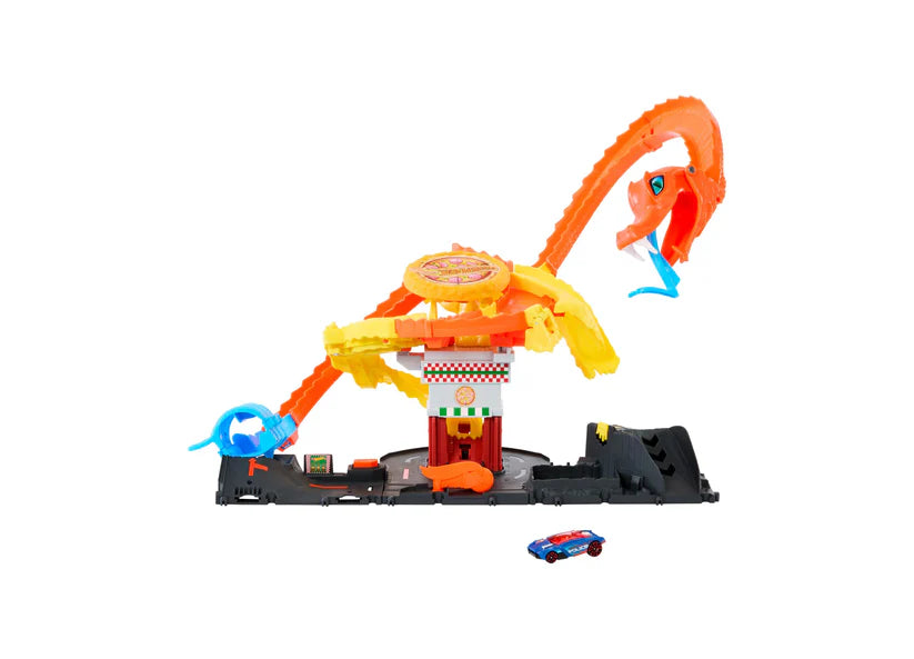HWIL1 - Hot Wheels City Pizza Slam Cobra Attack Playset. LOCAL pick up or delivery only